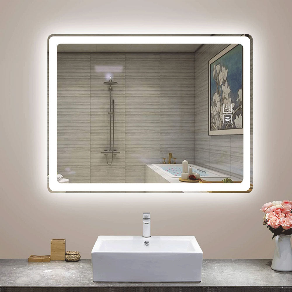 Bathroom mirror with lights